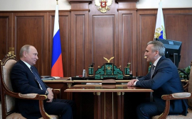 Путин провел встречу с губернатором Тюменской области Моором