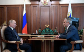 Путин провел встречу с губернатором Тюменской области Моором